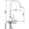 Корпус смесителя для кухни FRAP F40990 F42990